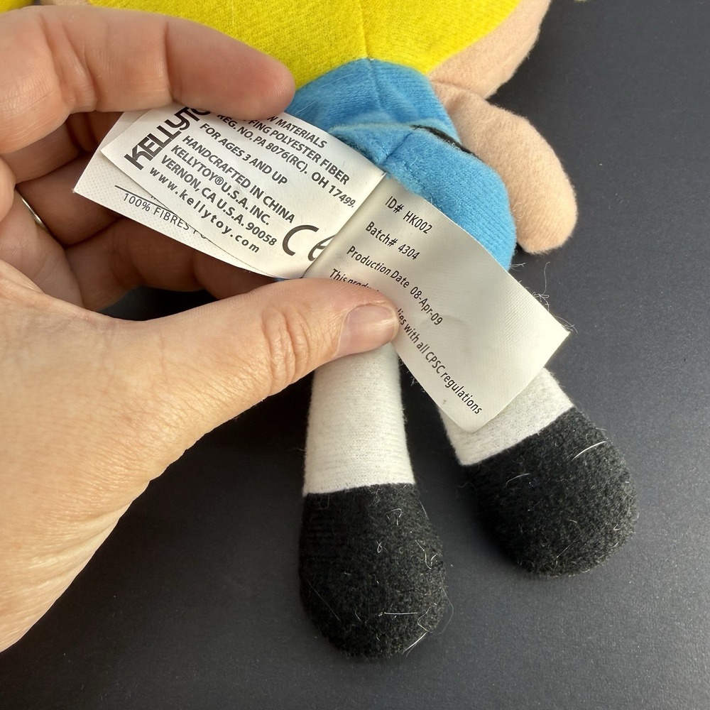 2009 Powerpuff Girls Bubbles Plush Kellytoy Cartoon Network 9" RARE HK002 - Picture 9 of 9